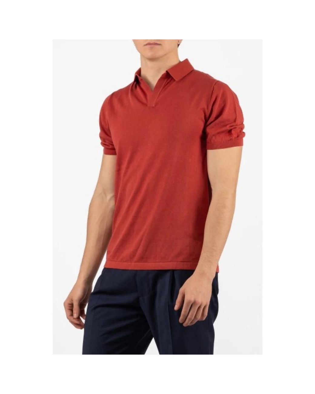 Mc2 Saint Barth Red Polo Shirts for men