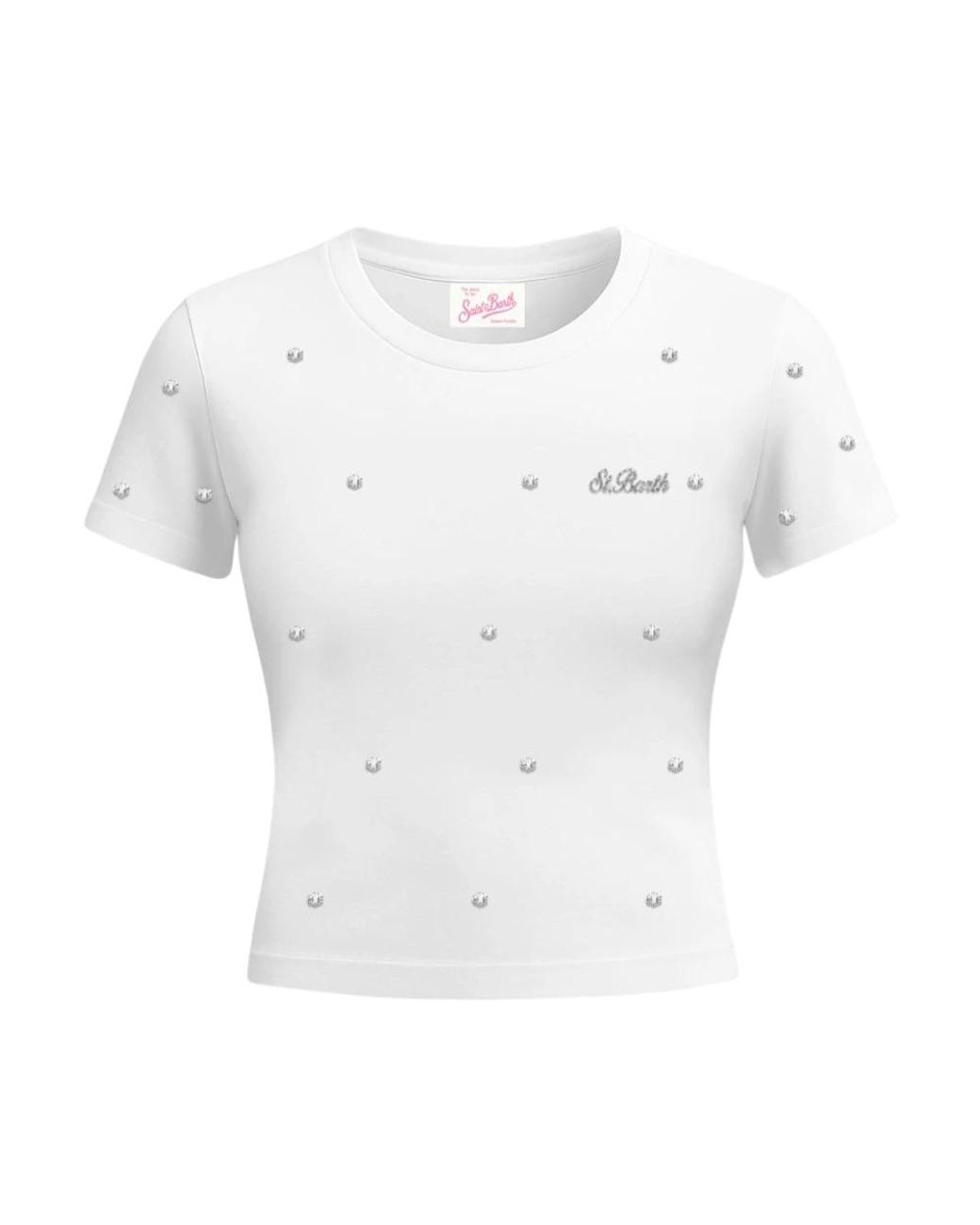 Mc2 Saint Barth White T-Shirts