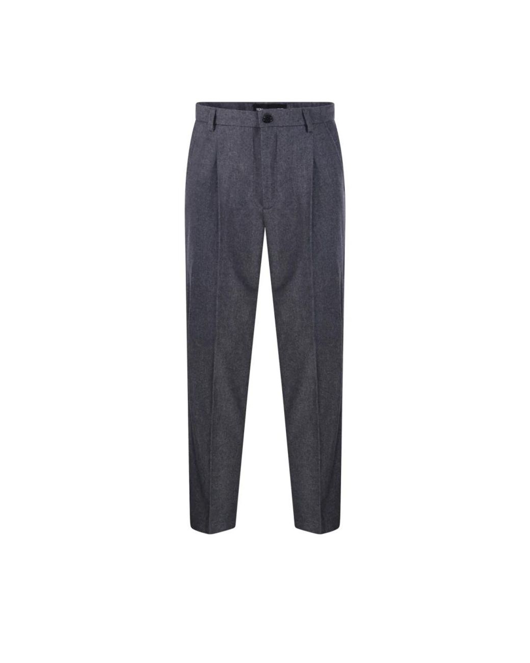 Department 5 Blue Suit Trousers for men