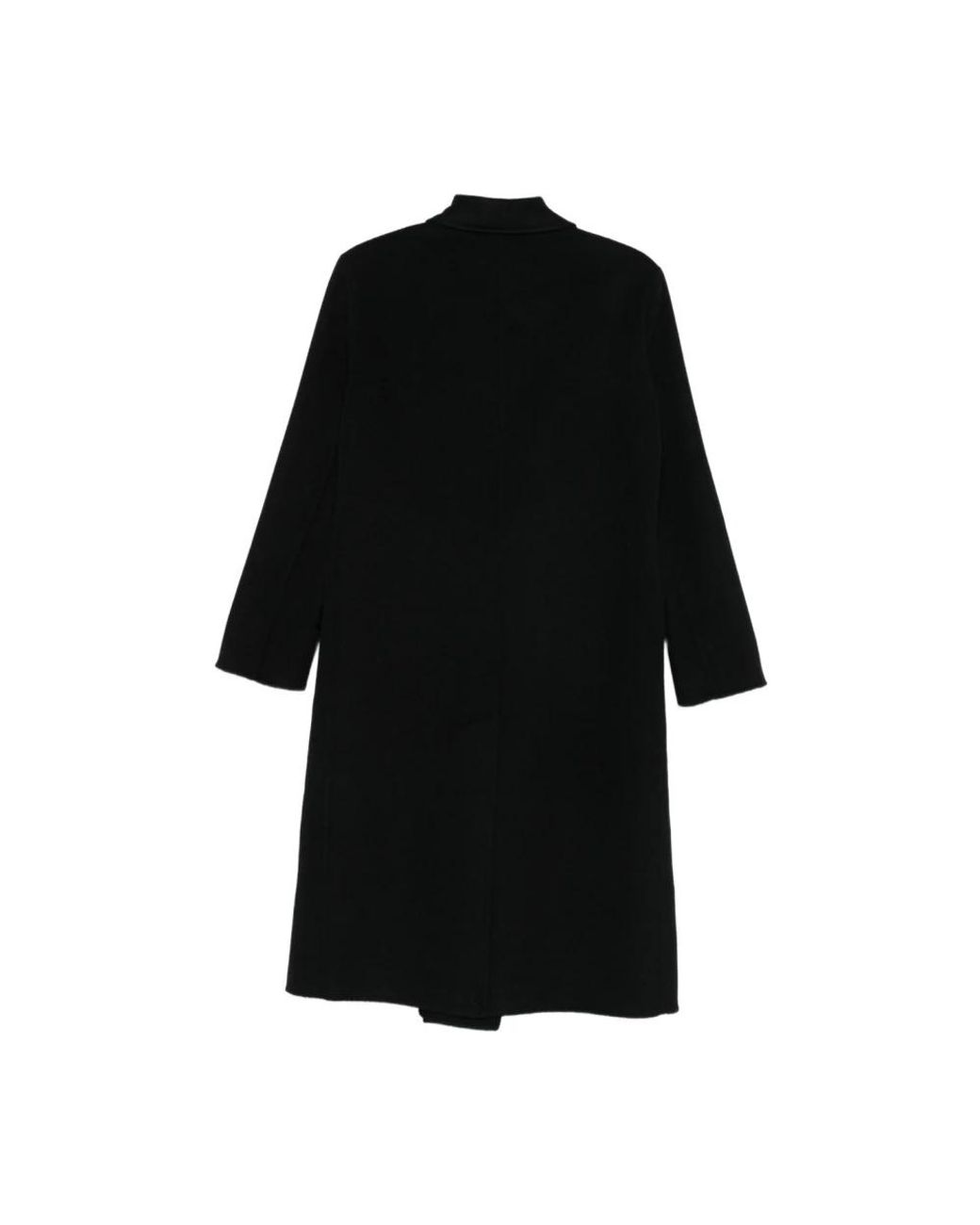 Paltò Black Double-Breasted Coats