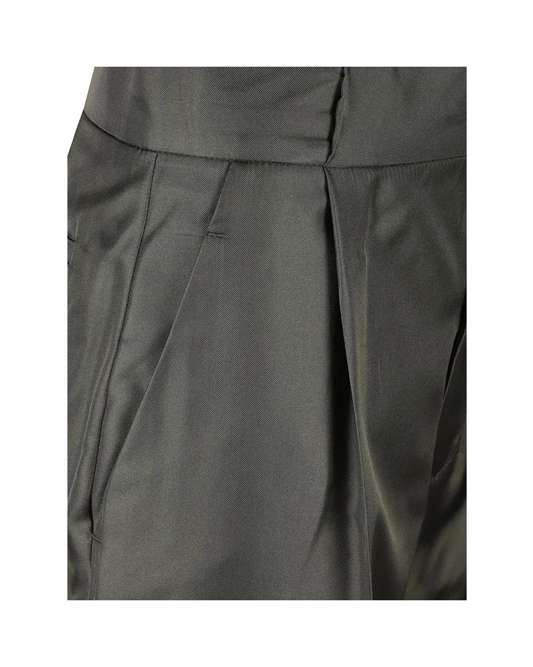 Straight Trousers Sa Su Phi de color Gray