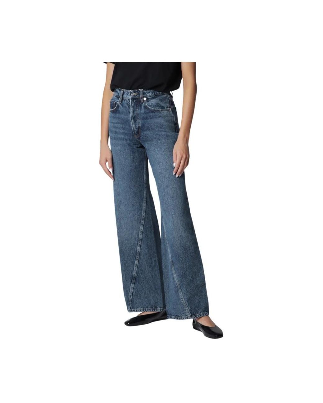 Anine Bing Blue Wide Jeans