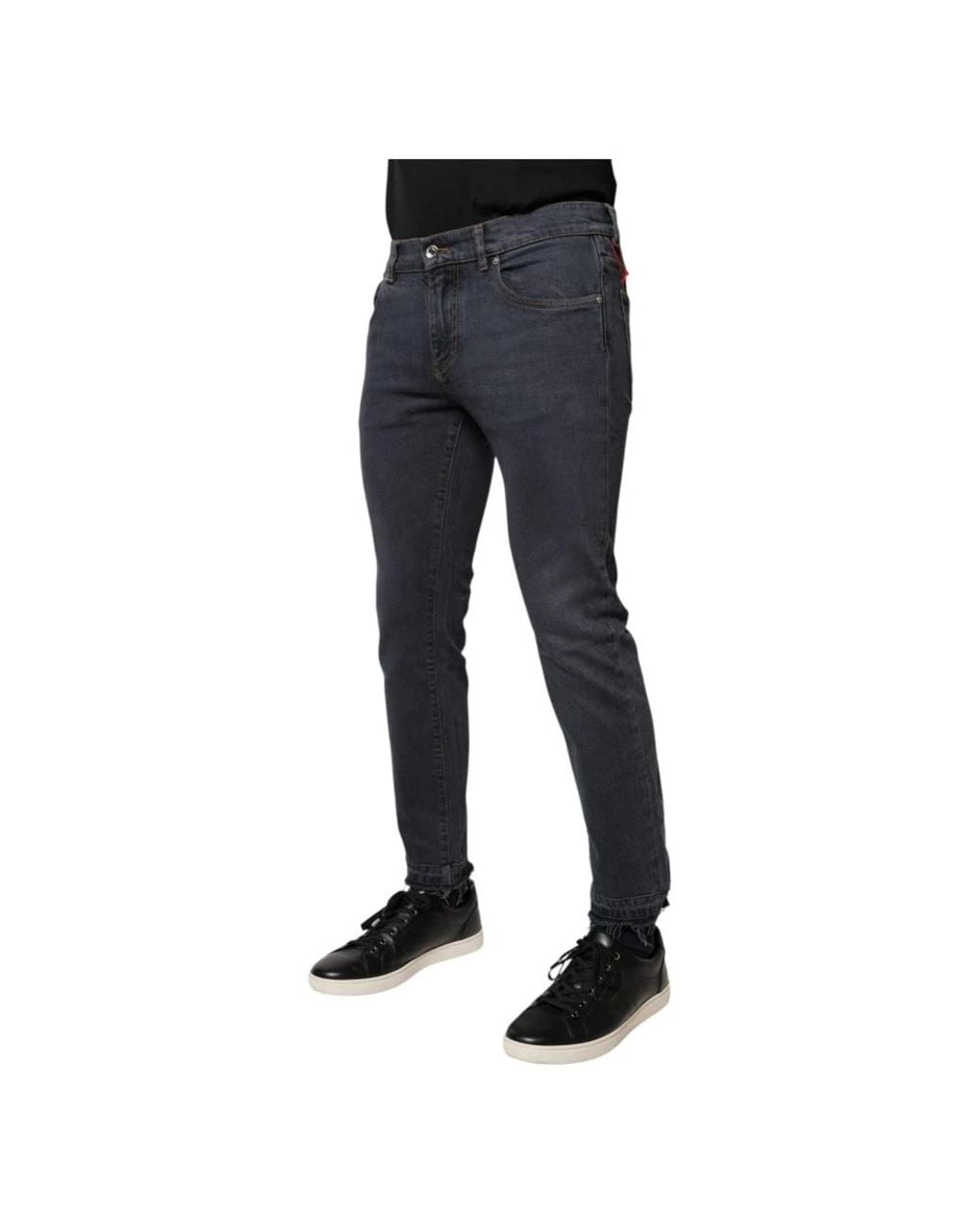 Dolce & Gabbana Blue Skinny Jeans for men