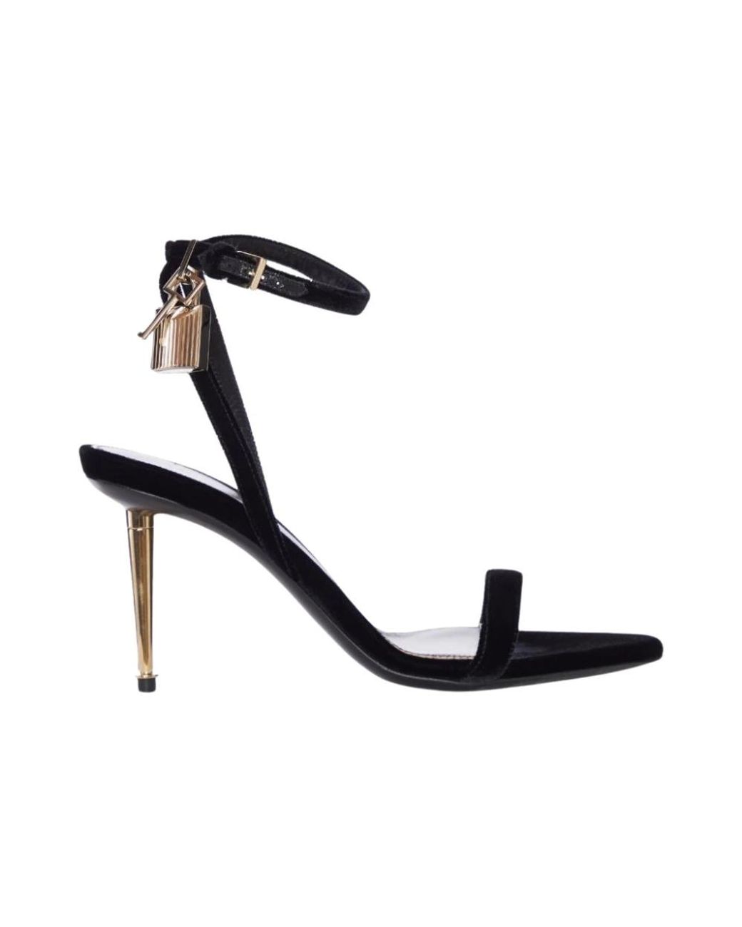 Tom Ford Black High Heel Sandals