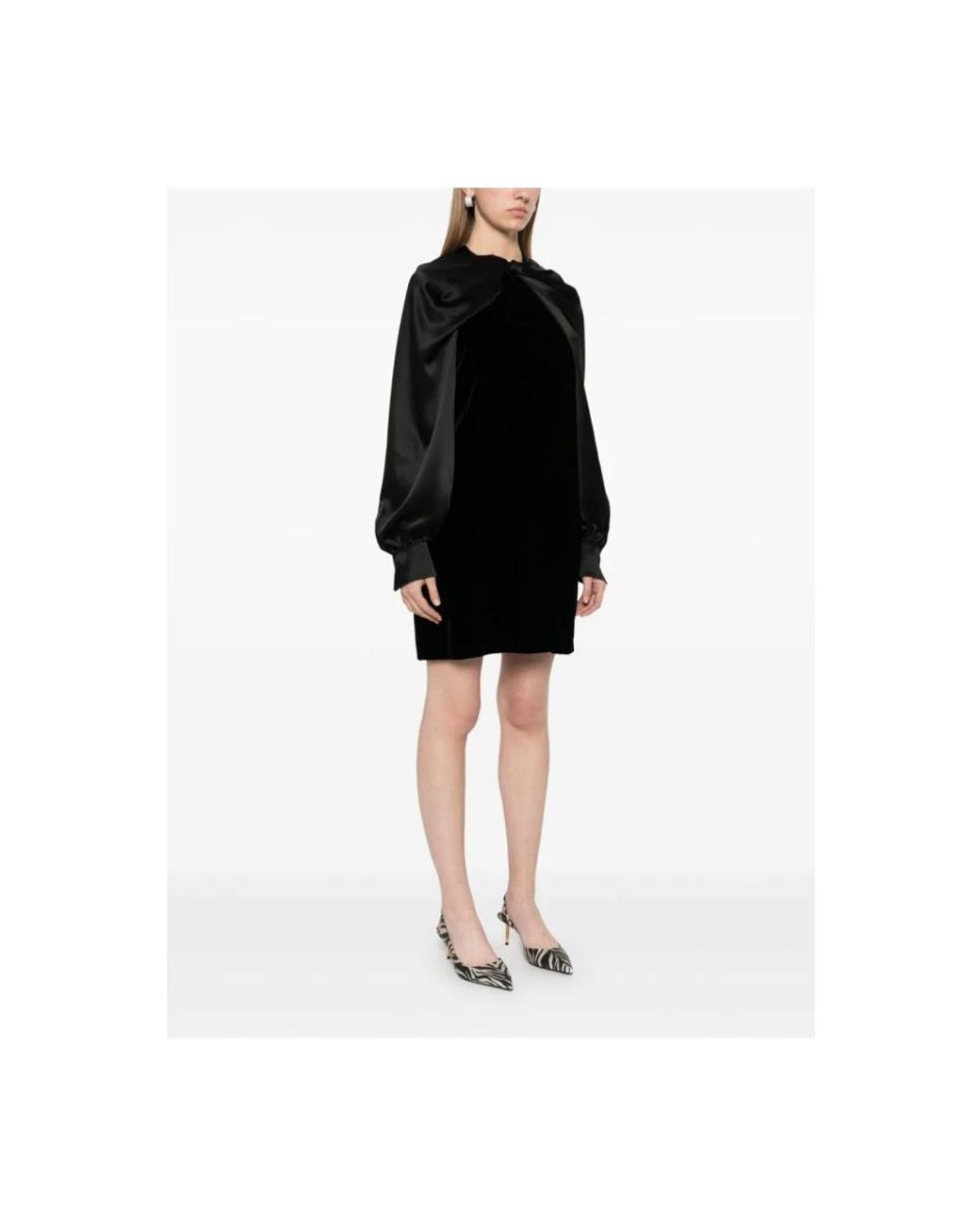 Max Mara Black Short Dresses
