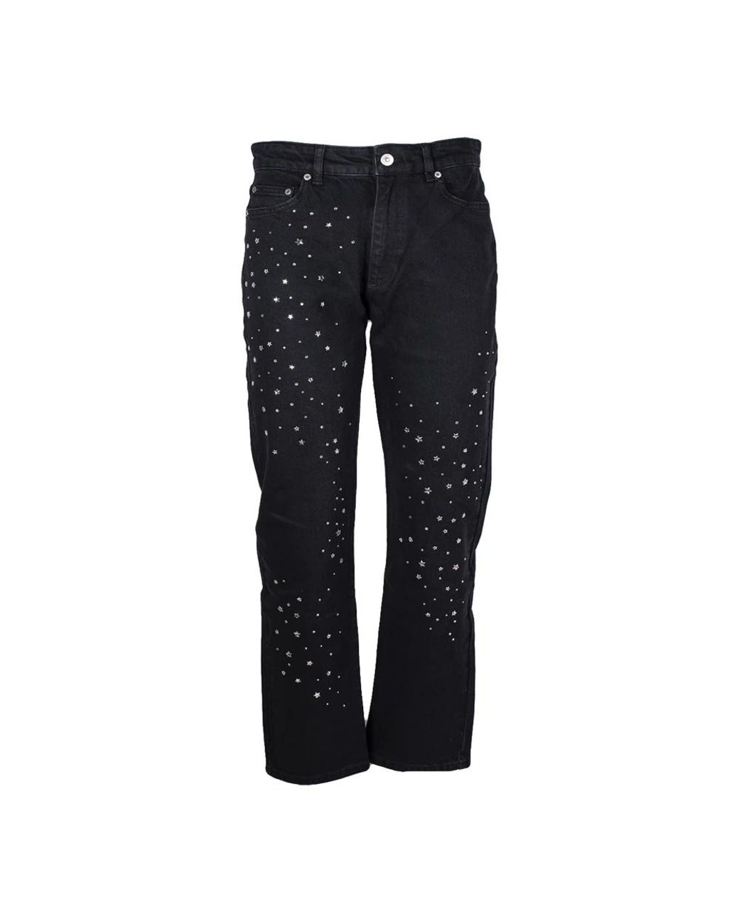 Chiara Ferragni Black Straight Trousers