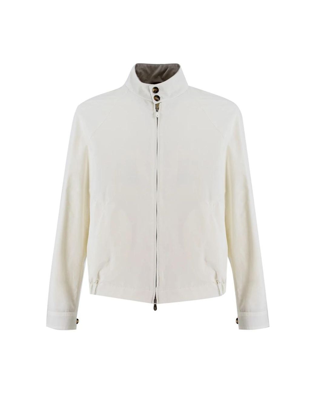 Brunello Cucinelli White Light Jackets for men