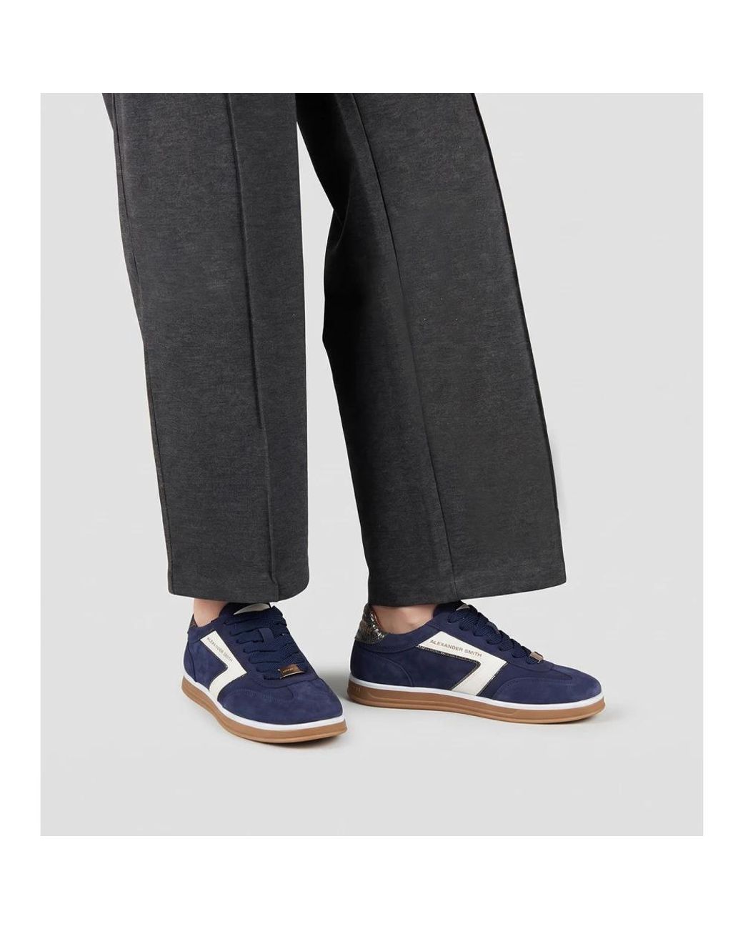 Alexander Smith Blue Thames Sneaker