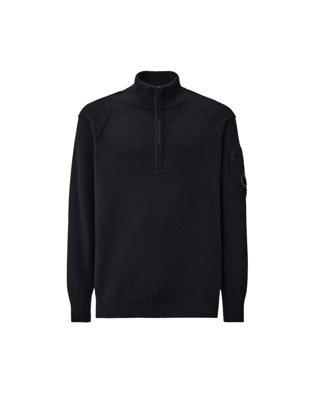 C P Company Black Zip-Throughs for men