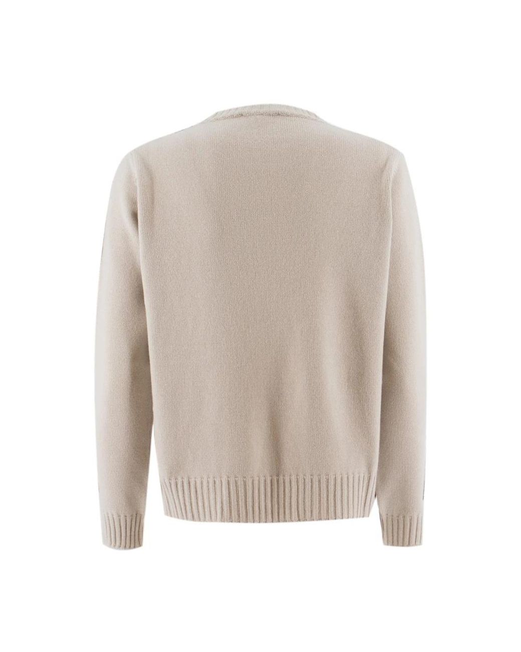 Le Tricot Perugia Natural Round-Neck Knitwear
