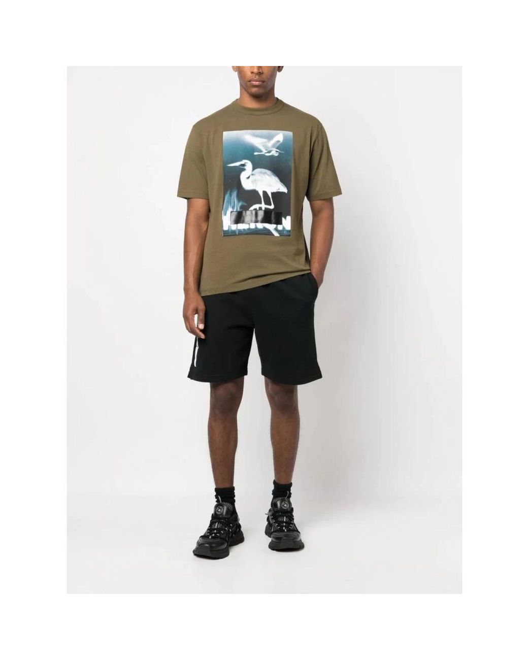 Heron Preston Black Casual Shorts for men