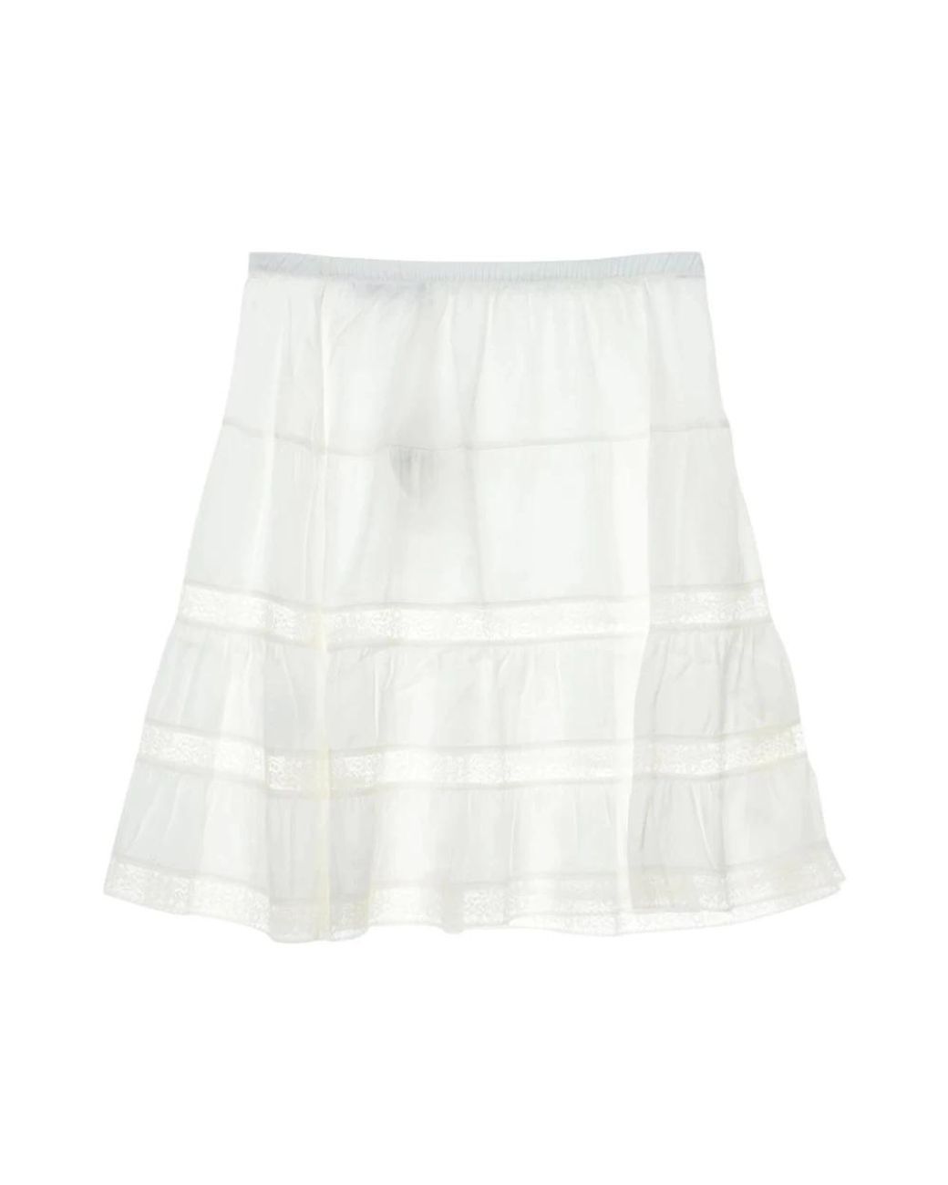 GIMAGUAS White Midi Skirts