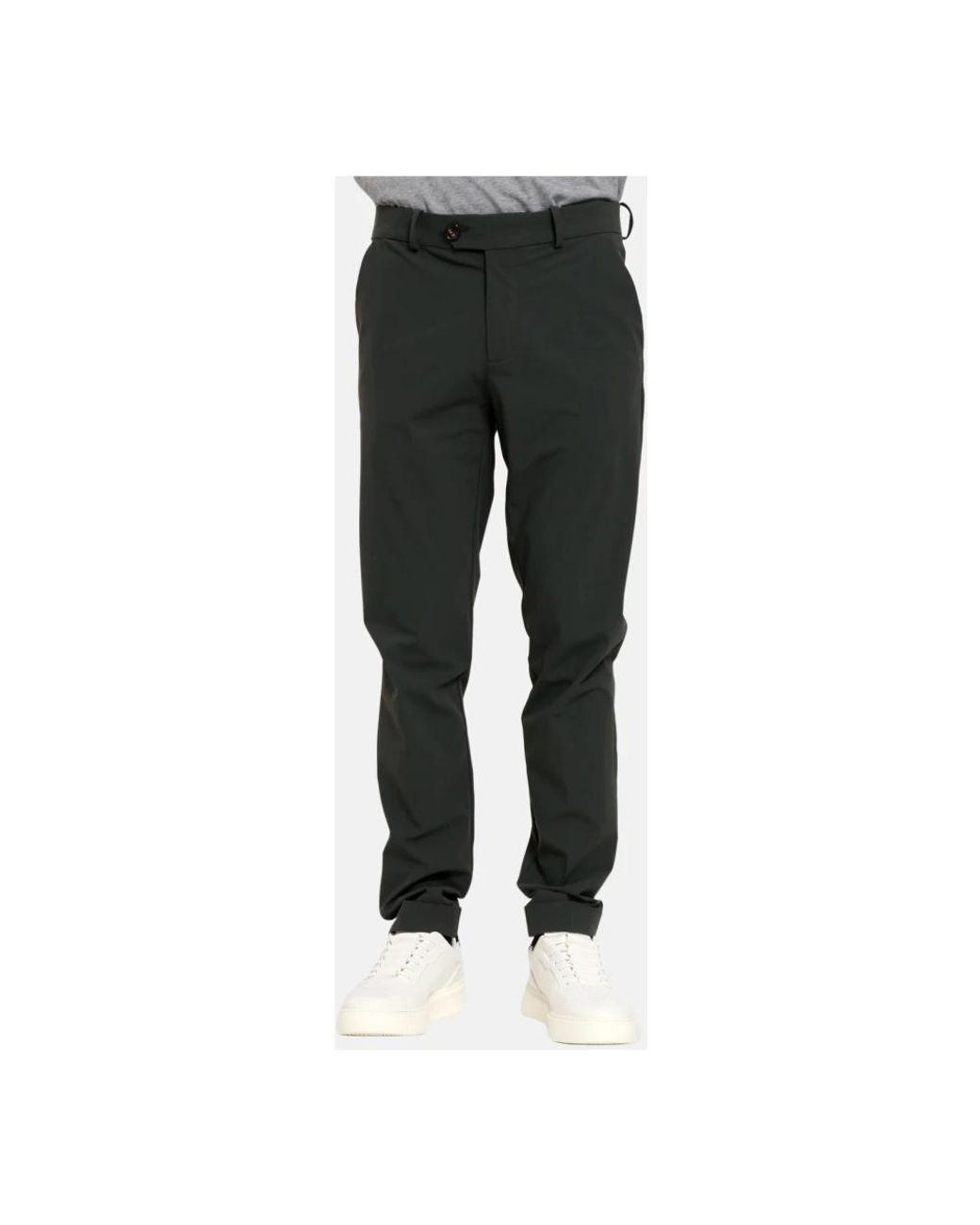 Rrd Gray Slim-Fit Trousers for men