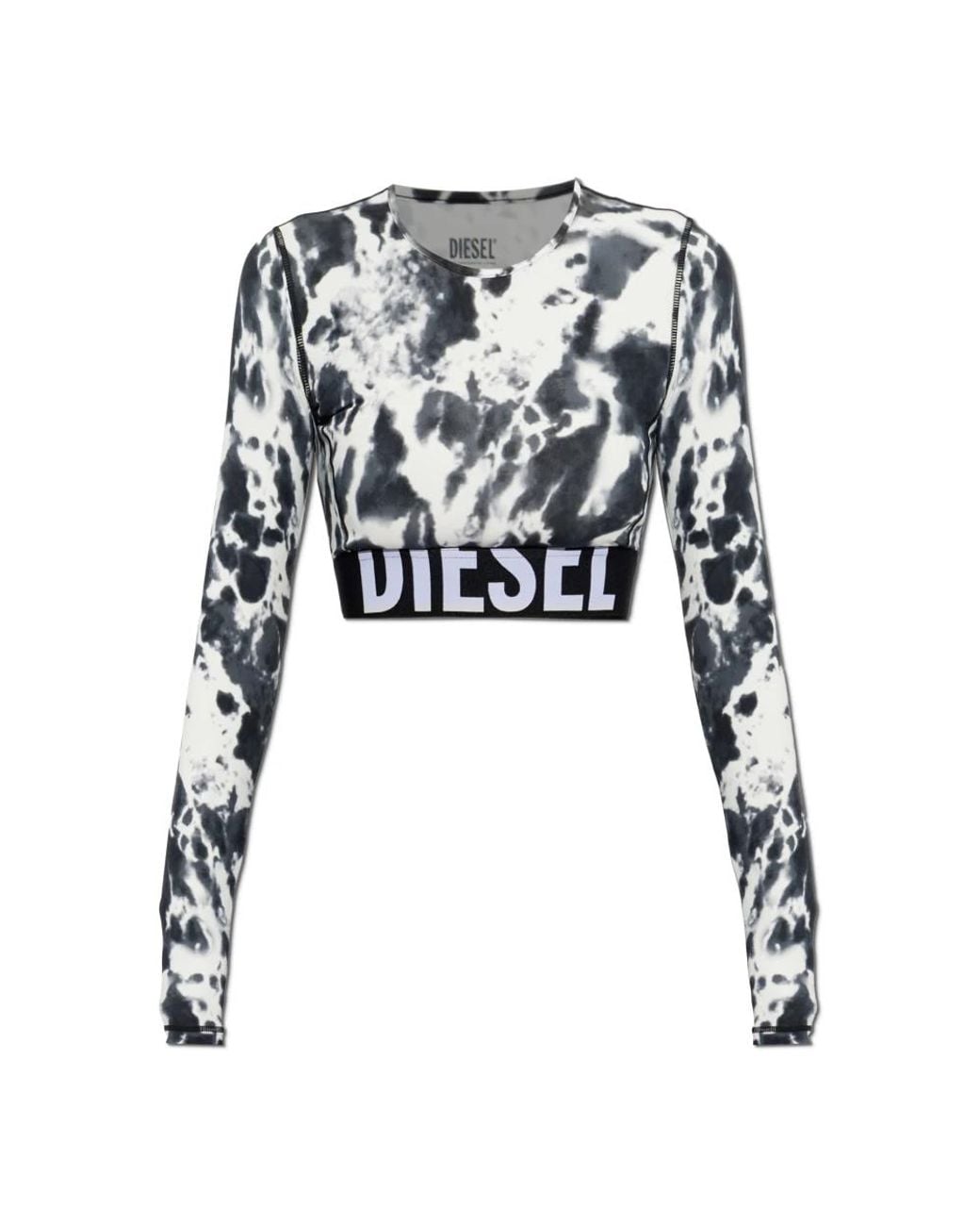 DIESEL Black Long Sleeve T-Shirts