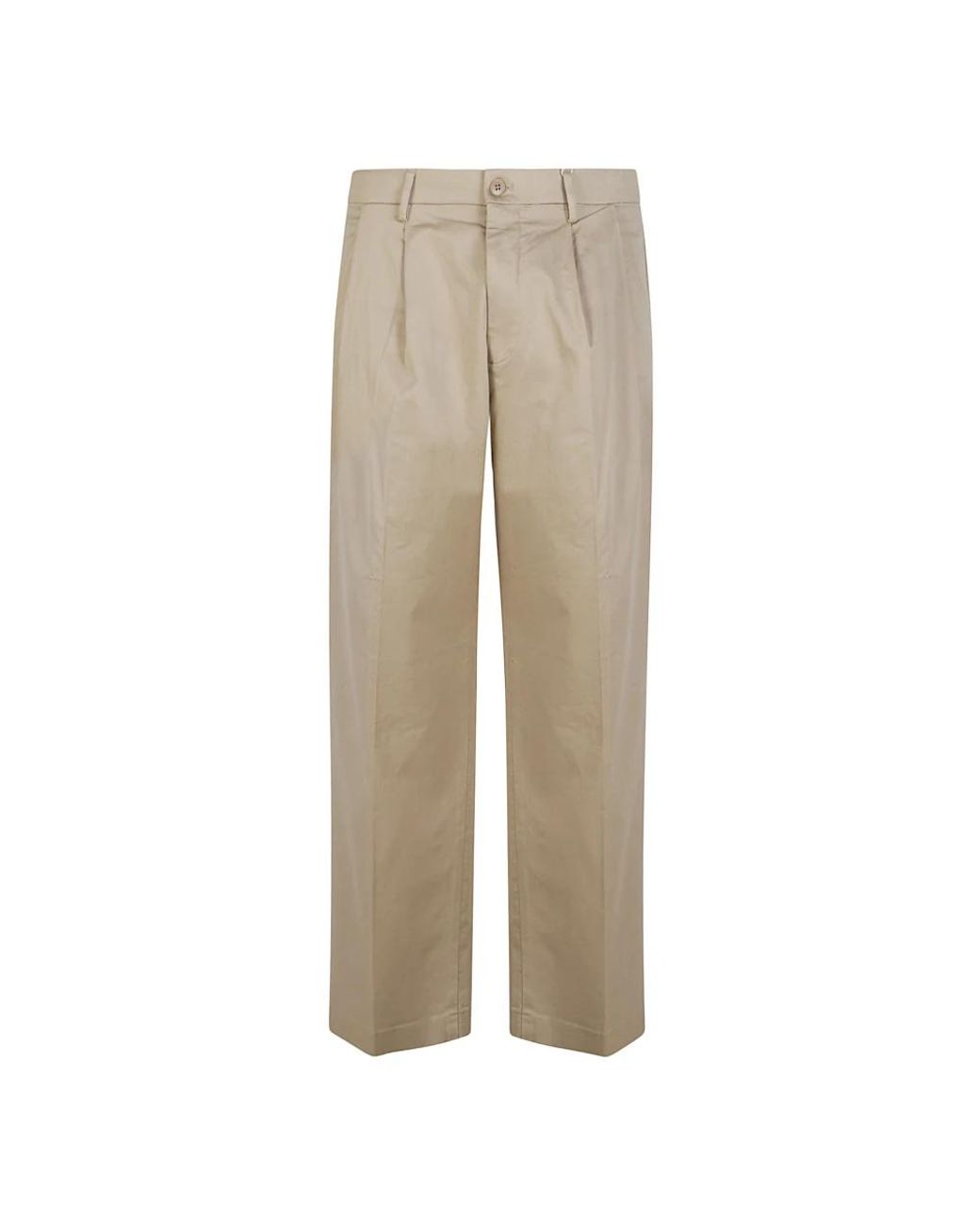 NN07 Natural Wide Trousers for men