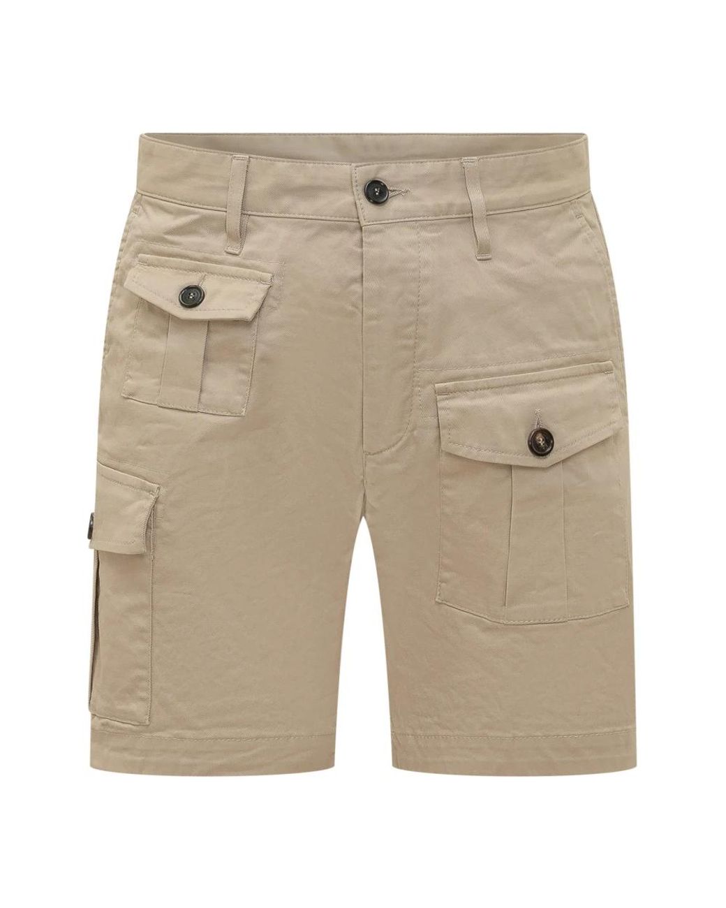 DSquared² Korte Broeken ,Cargo Shorts in het Natural voor heren