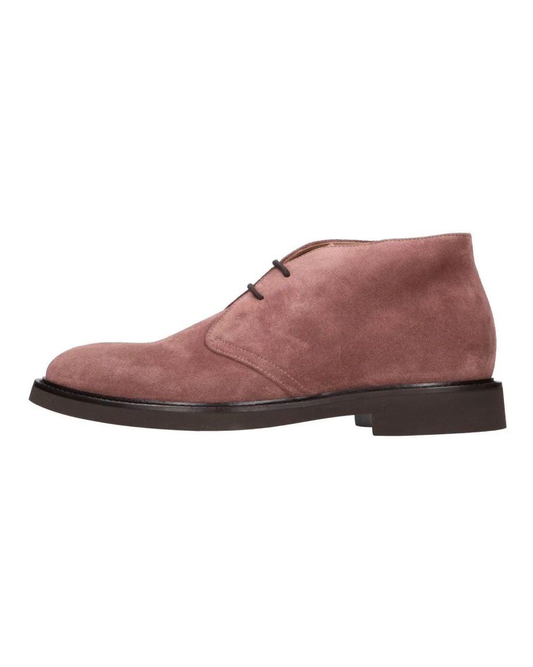 Doucal's Purple Lace-Up Boots for men