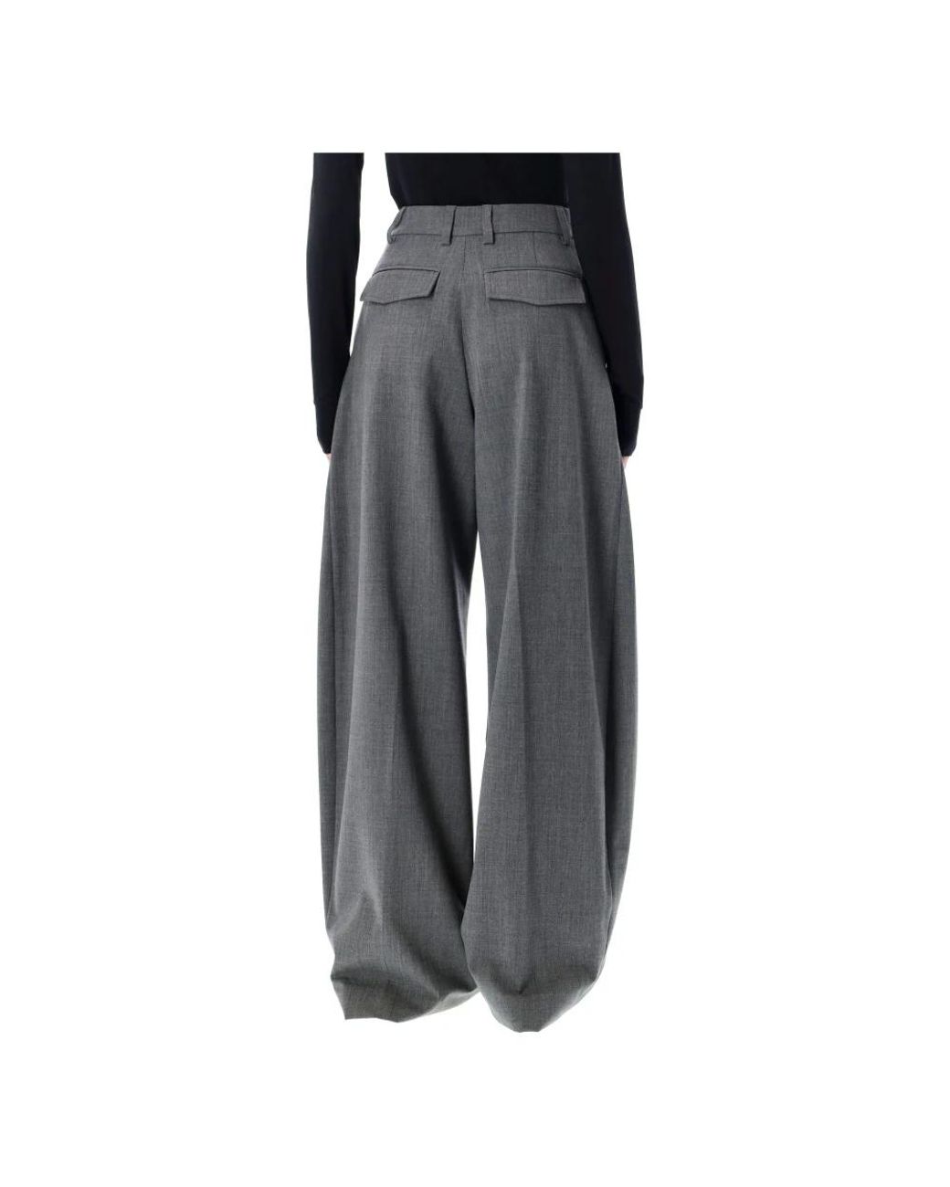 Thelatest Gray Wide Trousers
