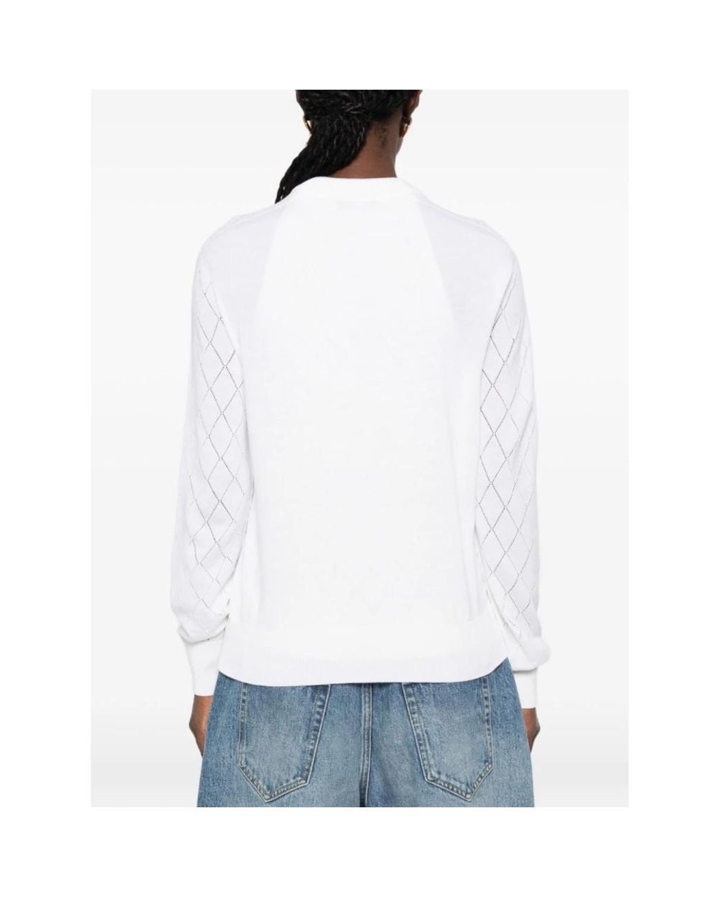 Balmain White Cardigans