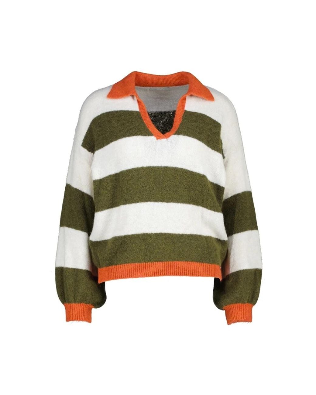 Amélie & Amélie Green V-Neck Knitwear