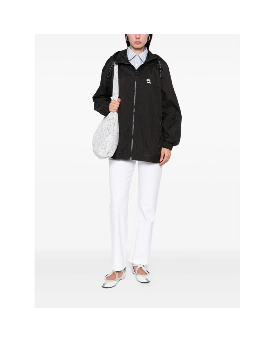 Karl Lagerfeld Black Light Jackets