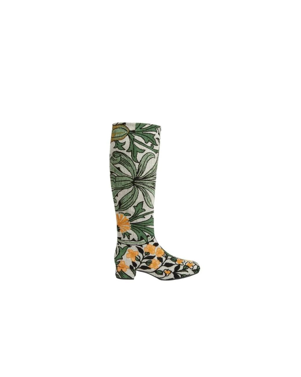 LaDoubleJ Schoenen ,Veelkleurig ,Polyester Tijdloze Edie Laarzen in het Green