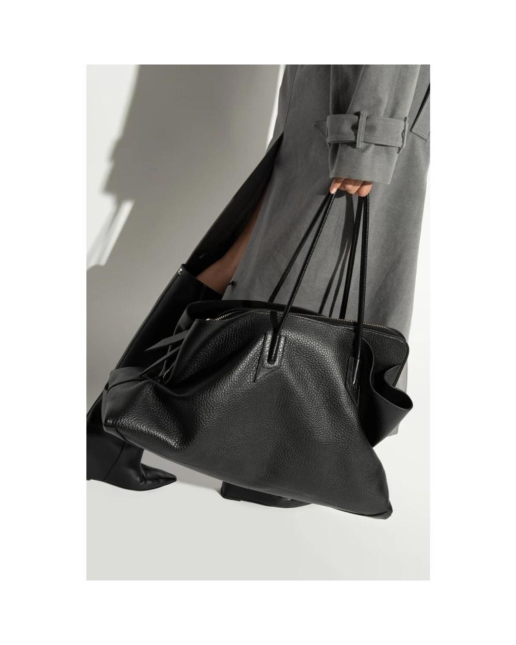 The Attico Black Shoulder Bags