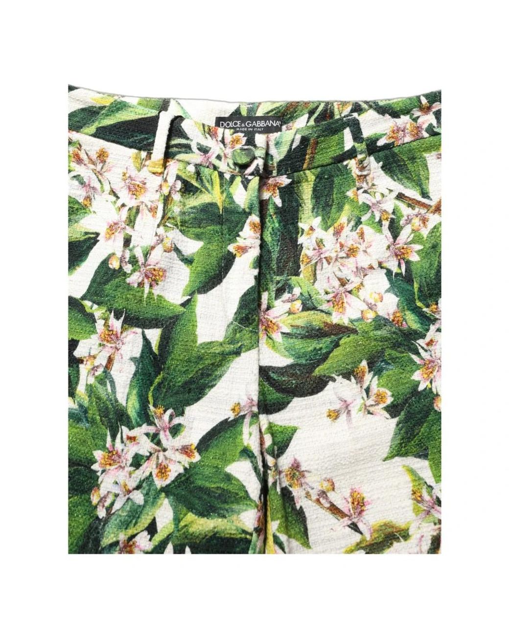 Dolce & Gabbana Green Cropped Trousers