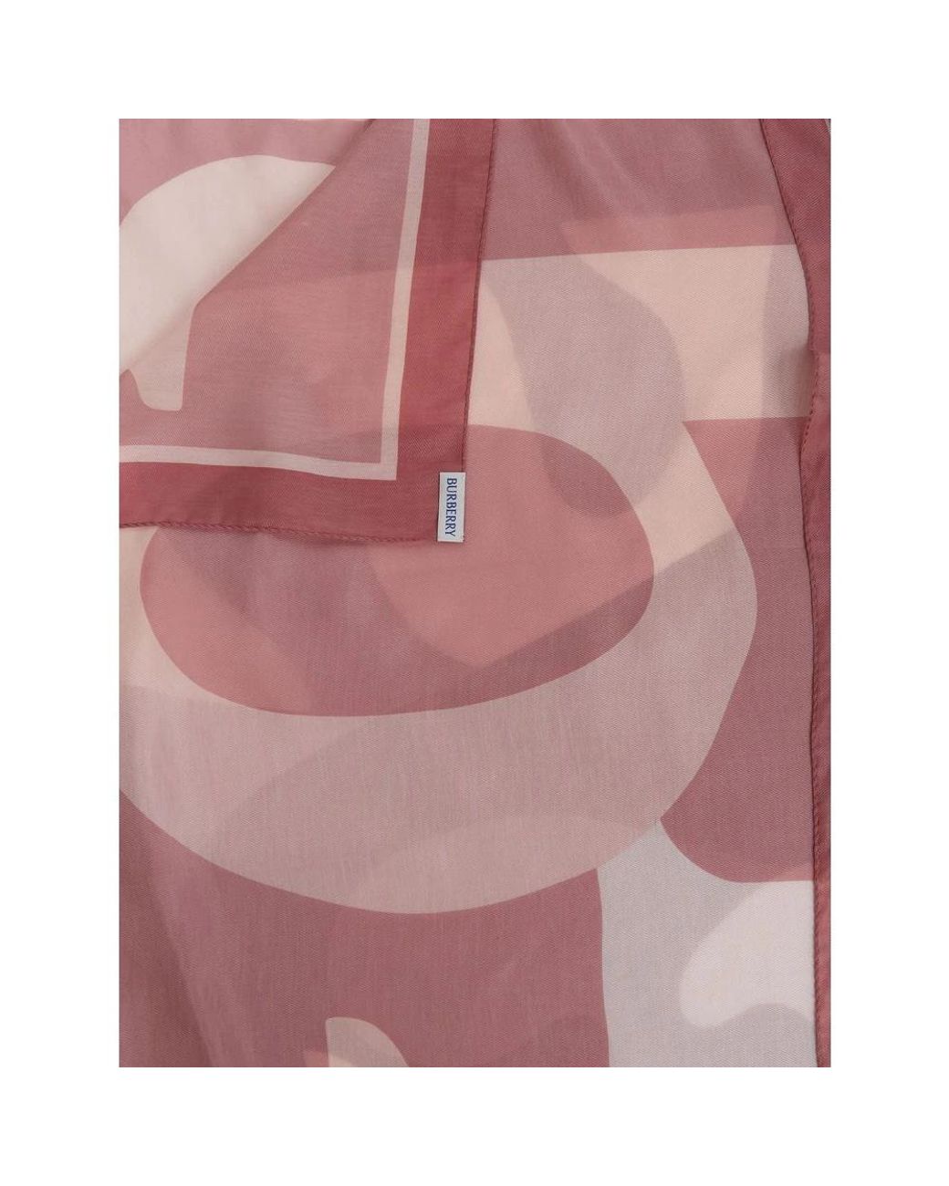 Burberry Pink Silk Scarves