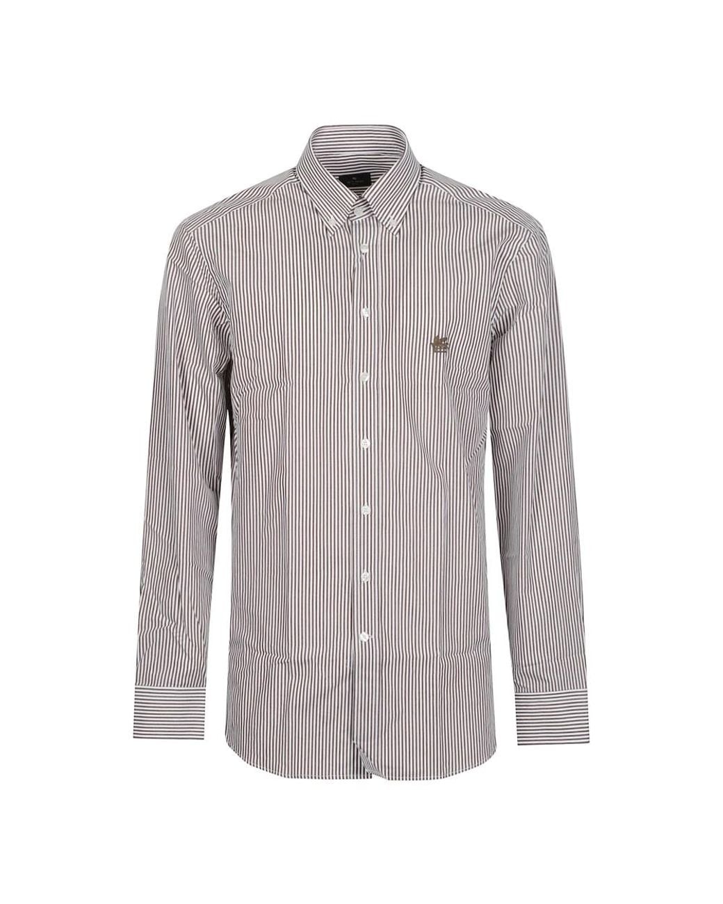 Etro Gray Casual Shirts for men