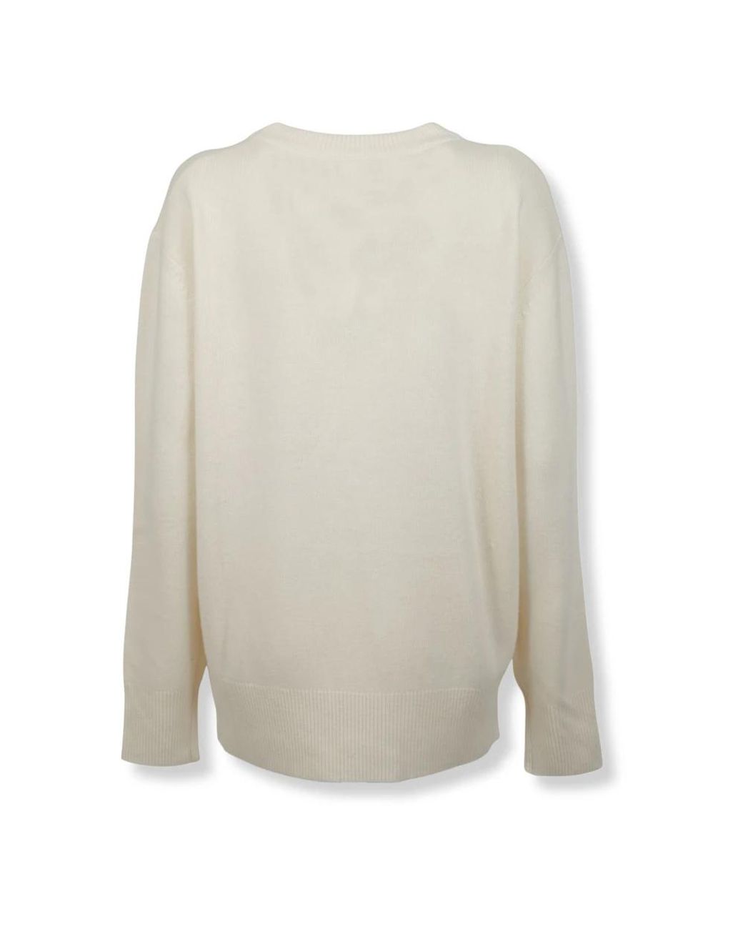 Blumarine Gray Round-Neck Knitwear