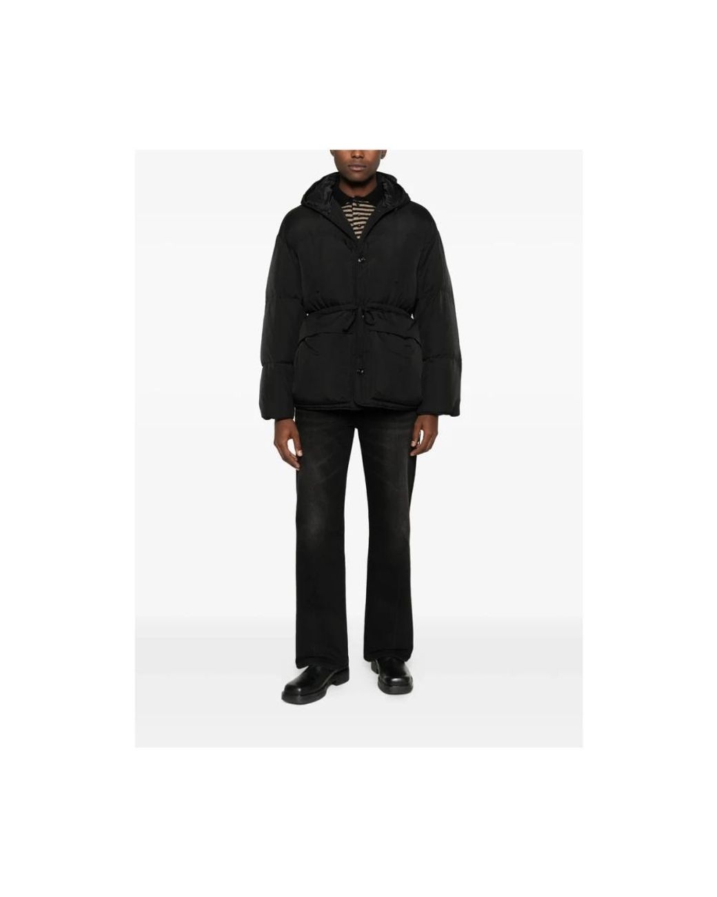 TONYWACK Black Straight Jeans for men