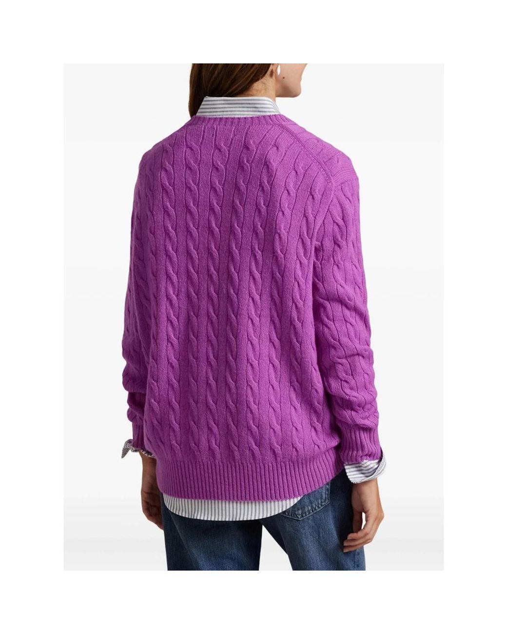 Ralph Lauren Purple Round-Neck Knitwear