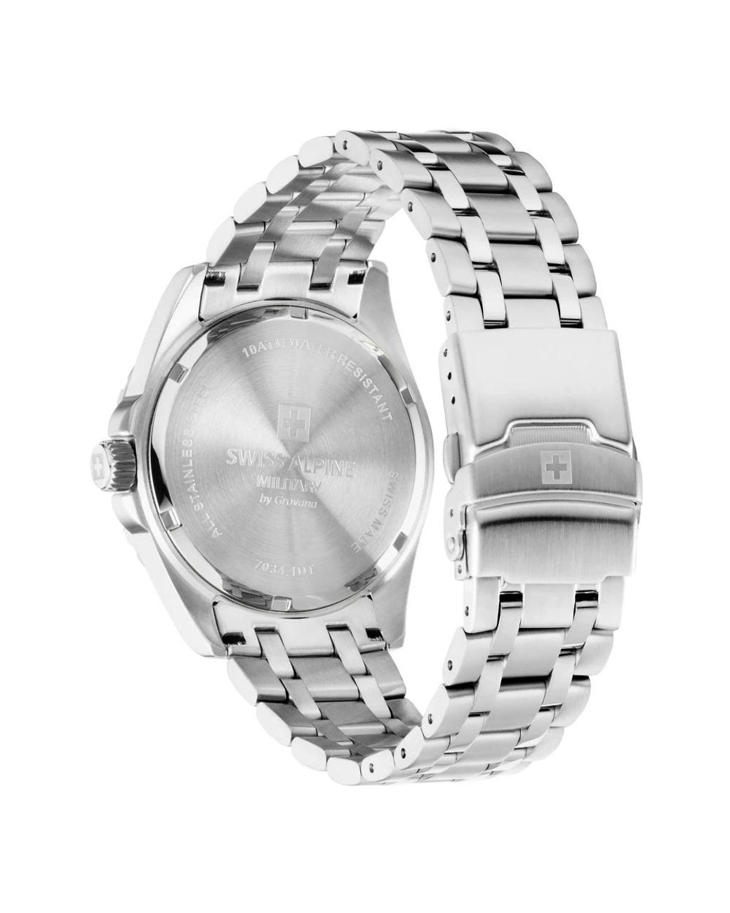 Swiss Alpine Military Metallic Watches for men