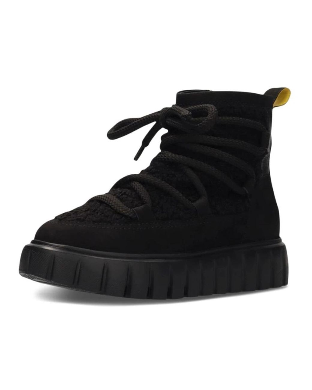 Salamander Black Lace-Up Boots
