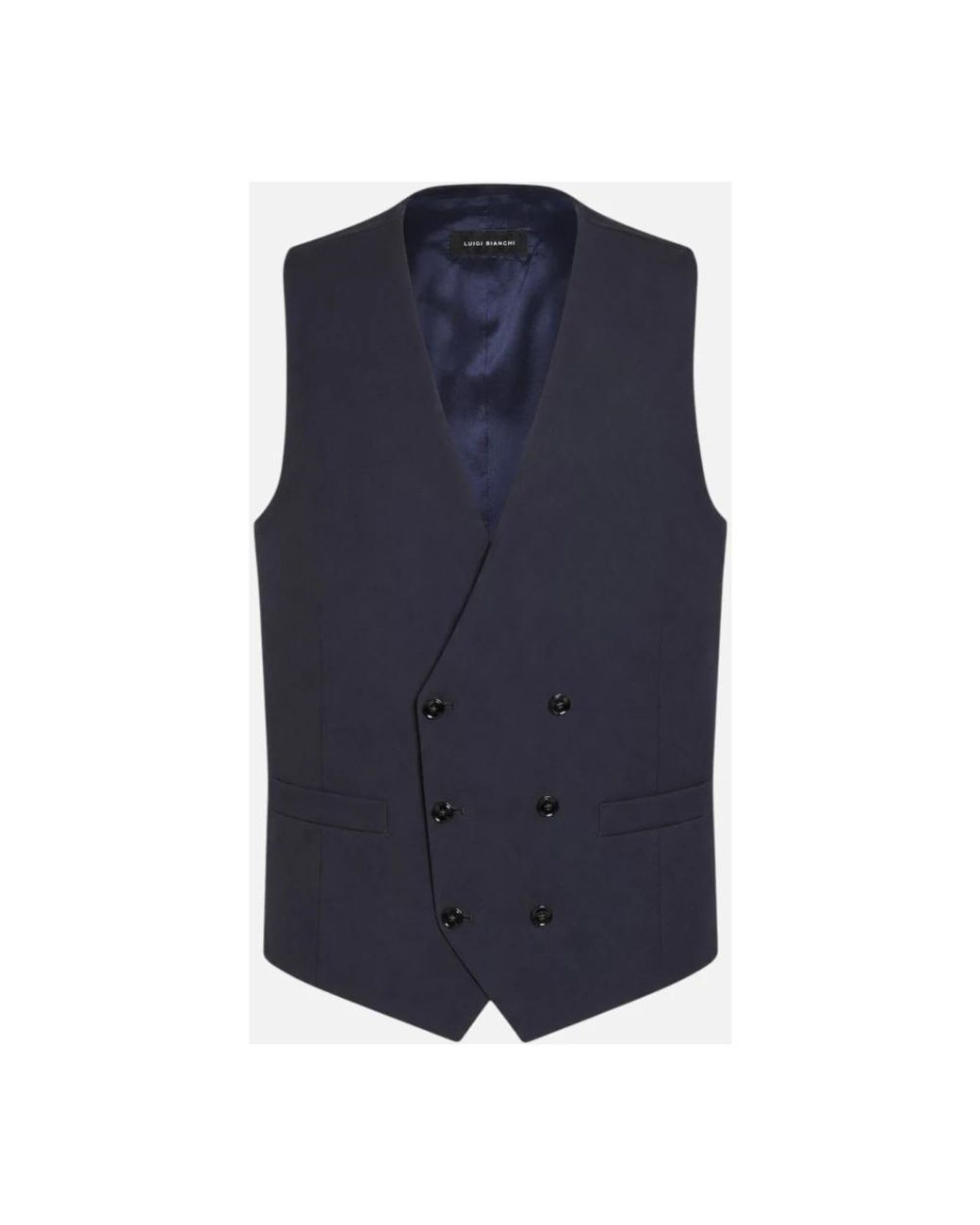 Luigi Bianchi Blue Single Breasted Suits for men