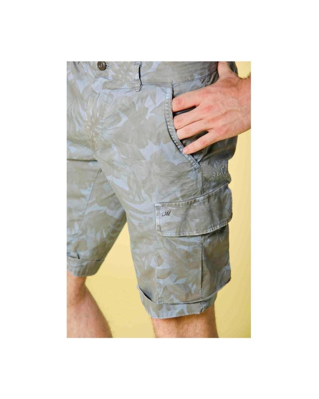 Mason's Gray Casual Shorts for men