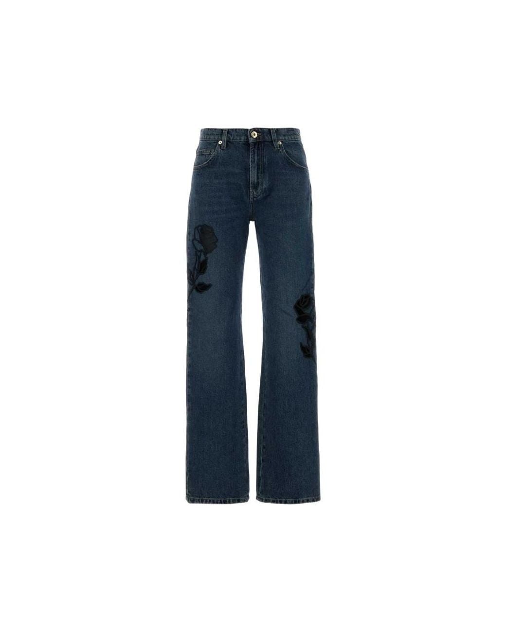 Blumarine Blue Straight Fit Jeans