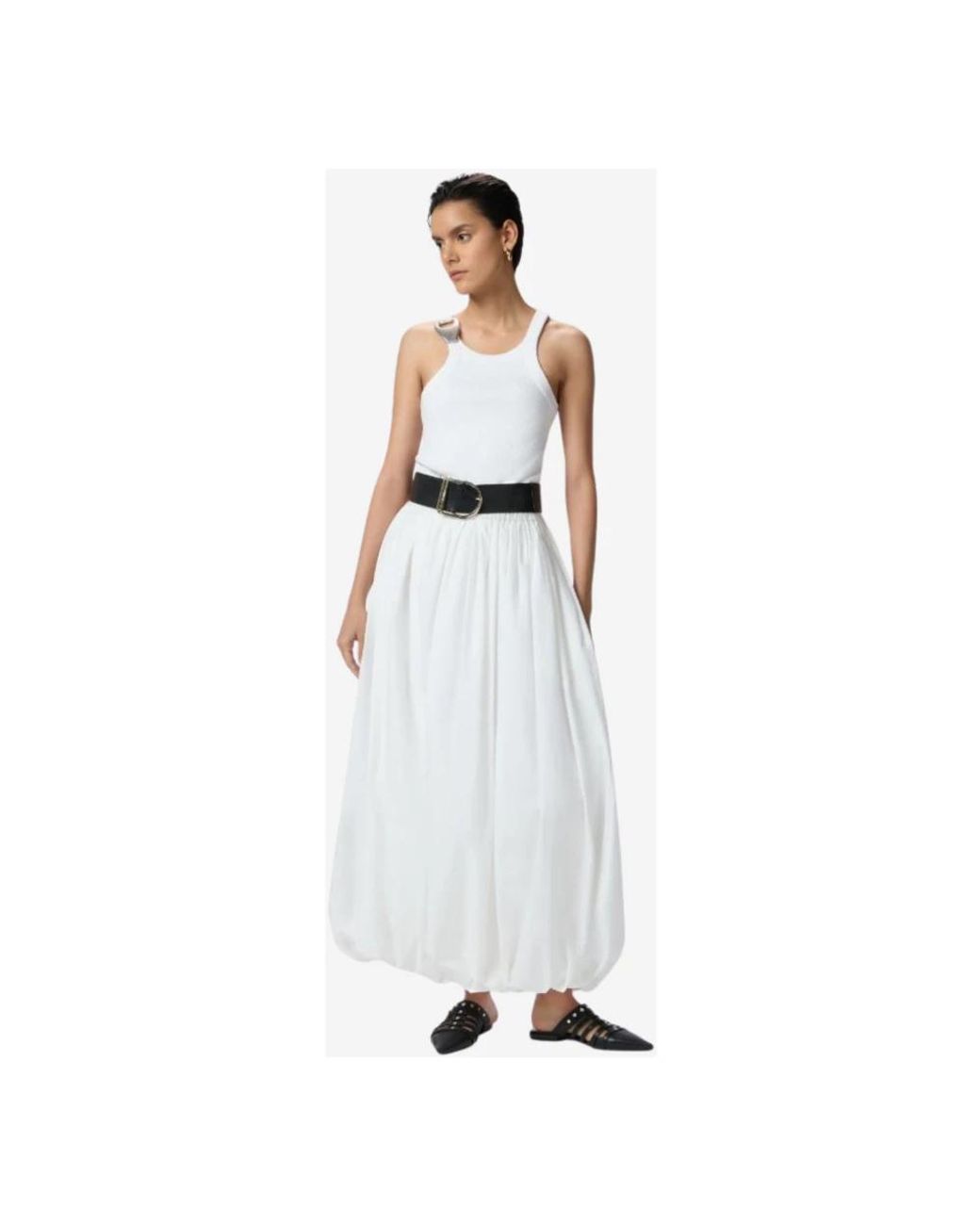 Pinko White Maxi Skirts