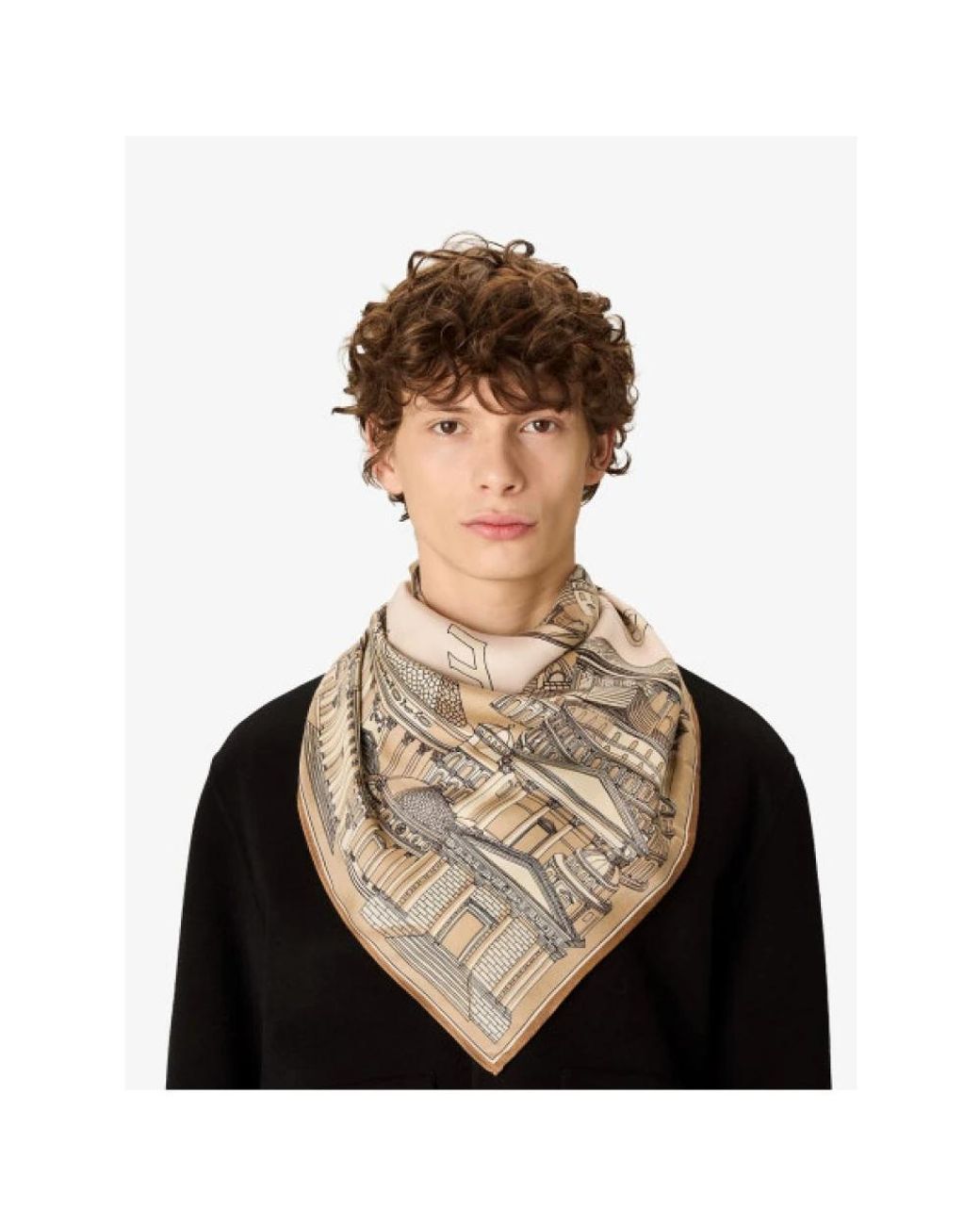 Inoui Edition Metallic Silk Scarves