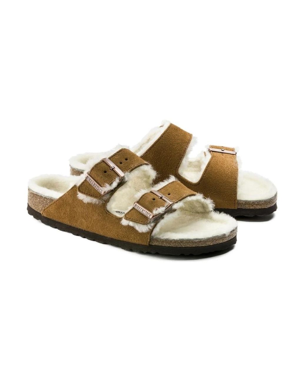 Birkenstock Brown Sliders