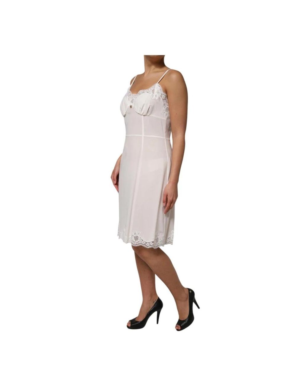 Dolce & Gabbana White Short Dresses