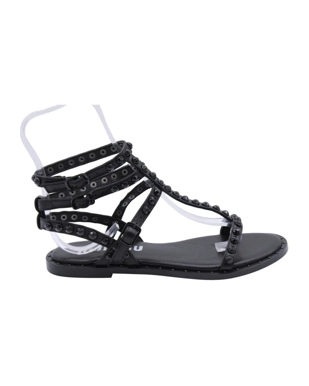 Bibi Lou Blue Flat Sandals