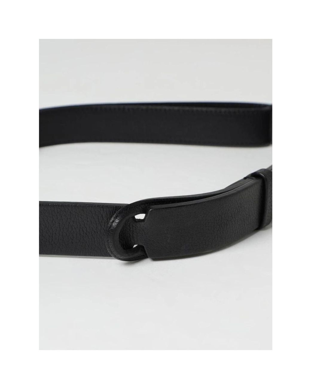 Orciani Black Belts for men