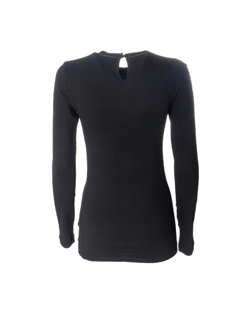 Brunello Cucinelli Black Round-Neck Knitwear