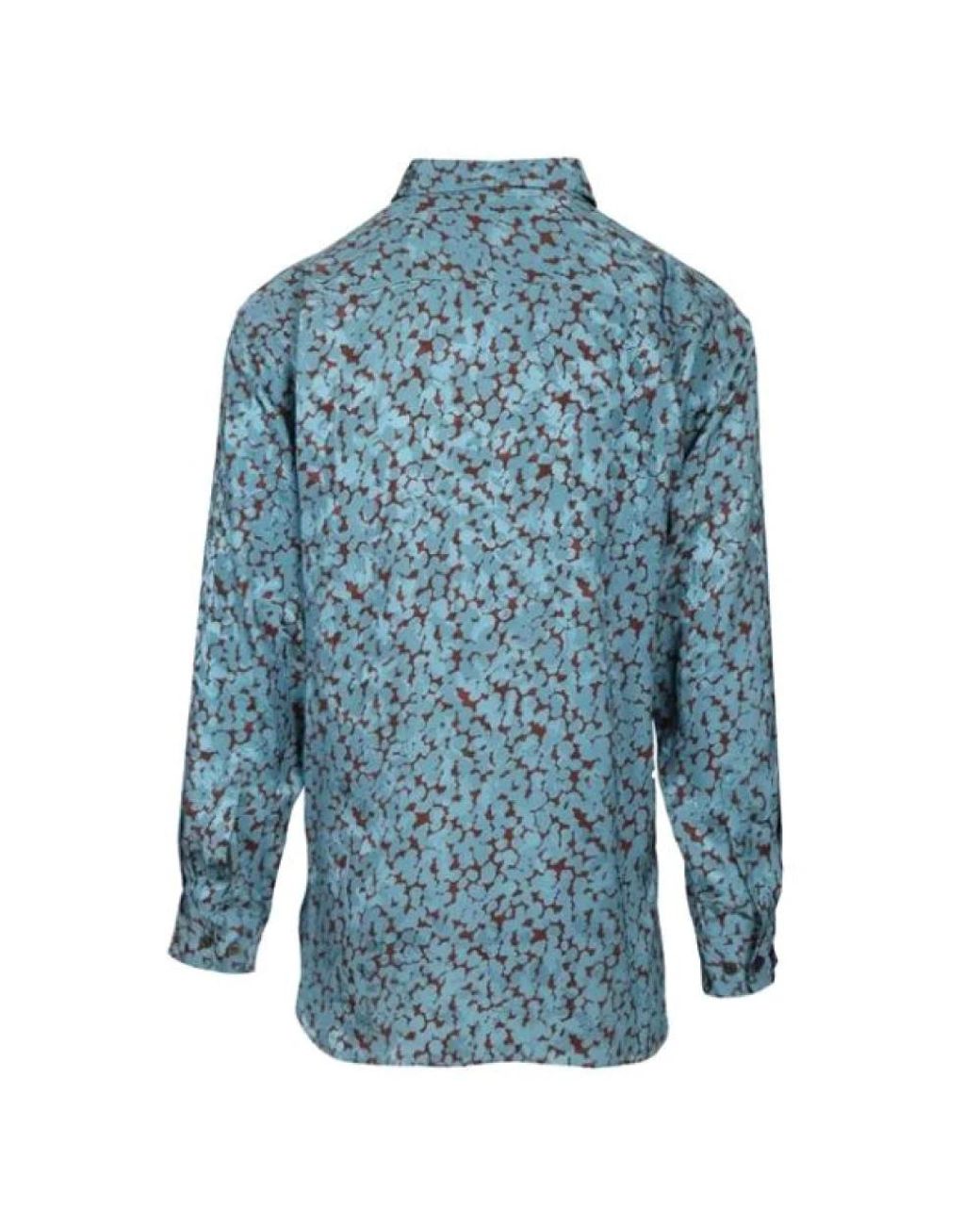 Dries Van Noten Blue Casual Shirts for men