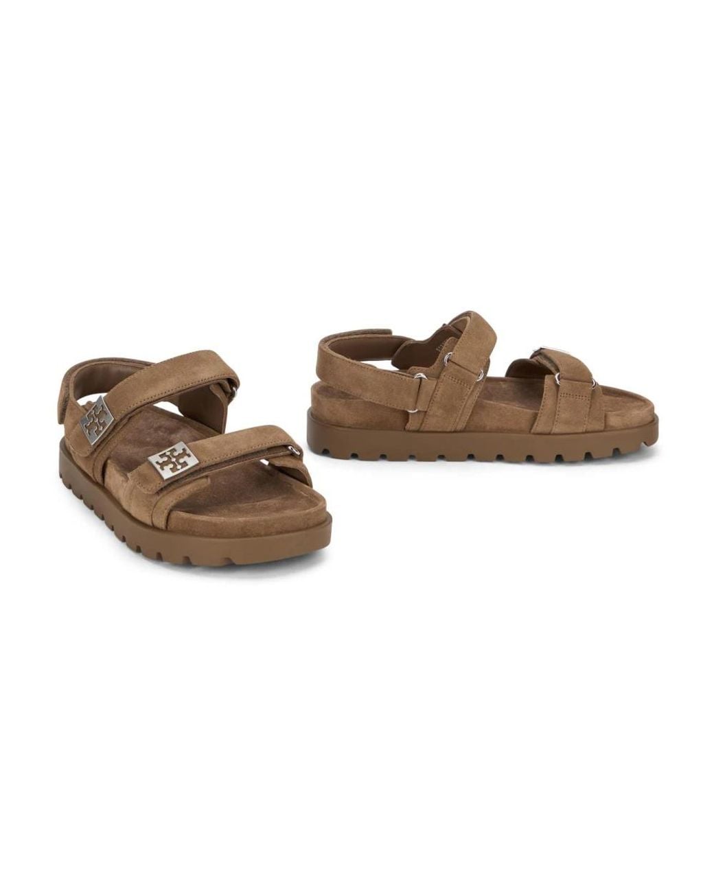 Tory Burch Brown Flat Sandals
