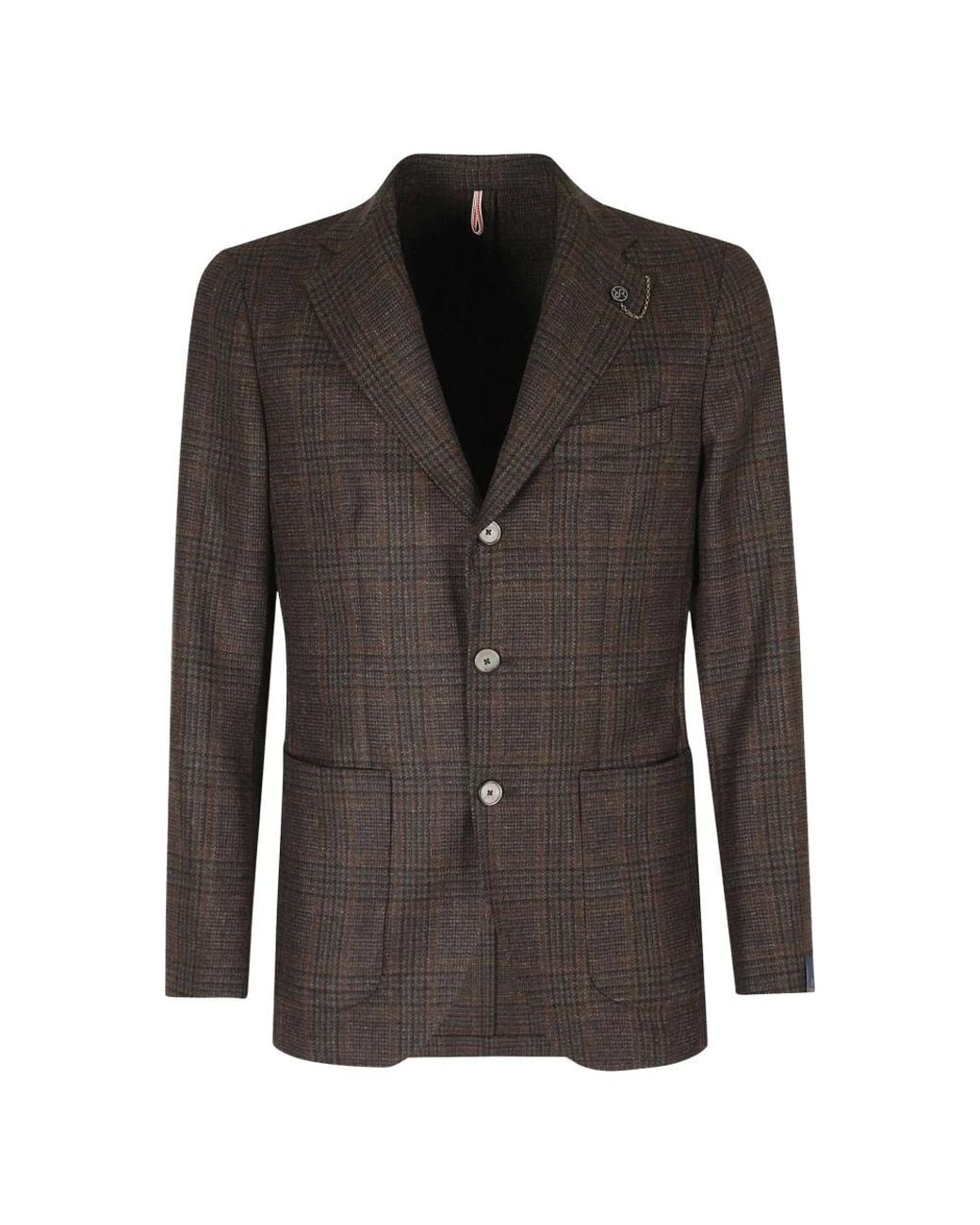Santaniello Brown Blazers for men