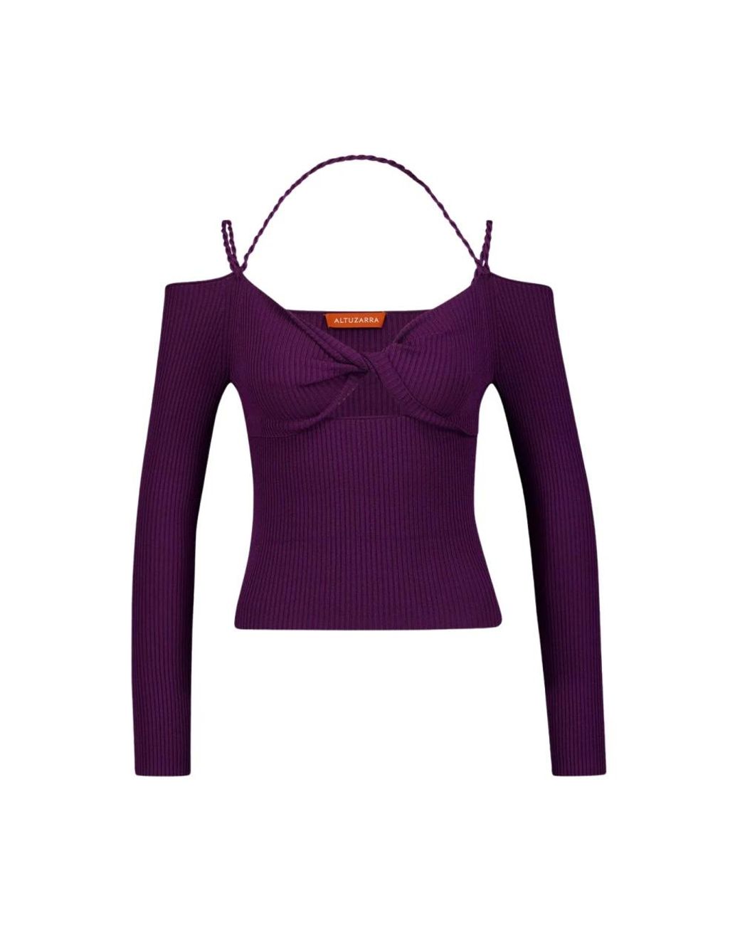 Altuzarra Purple Long Sleeve T-Shirts