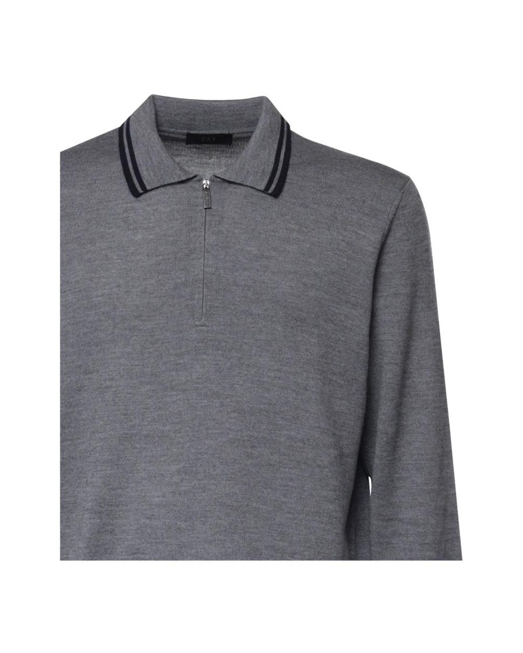 Fay Gray Polo Shirts for men
